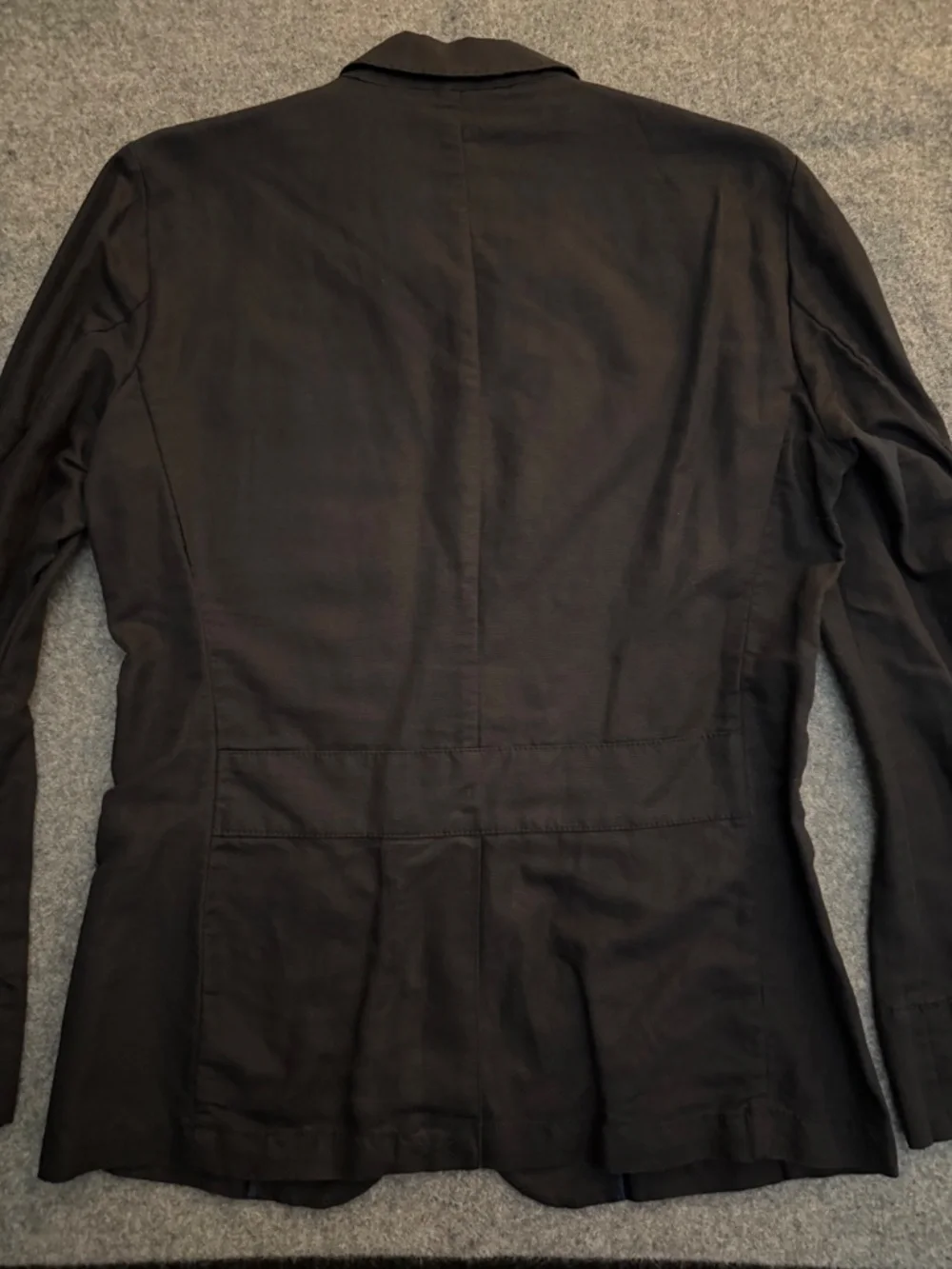 H&M Black Linen Blazer Jacket